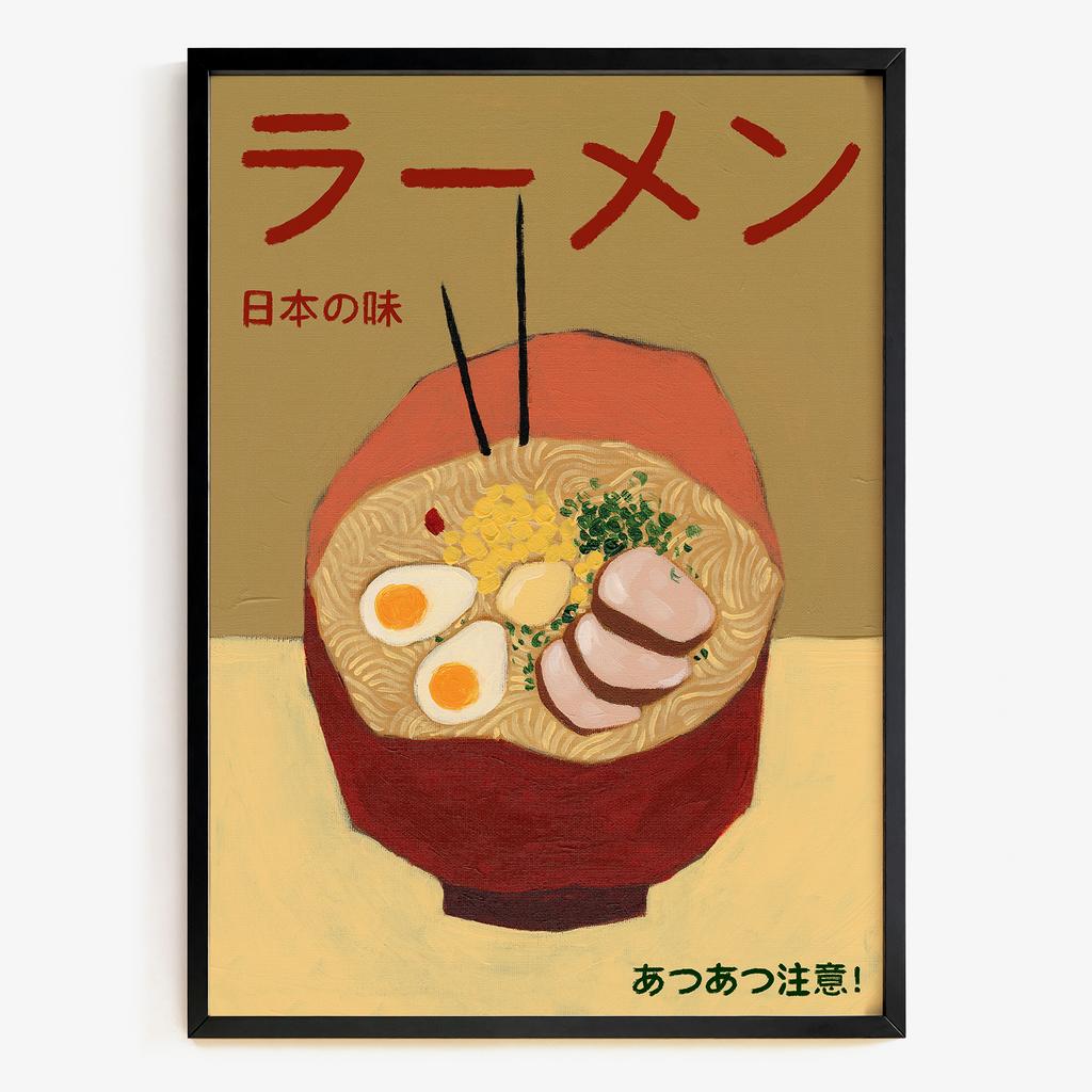 "Ramen Bowl" графічний кухонний постер у японському стилі CP4829