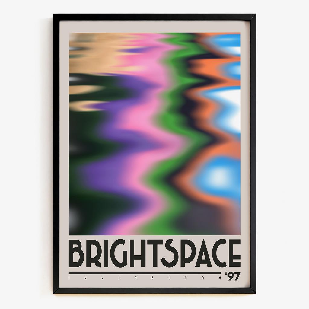 "Brightspace" графічний abstract постер у стилі digital modernism CP4831