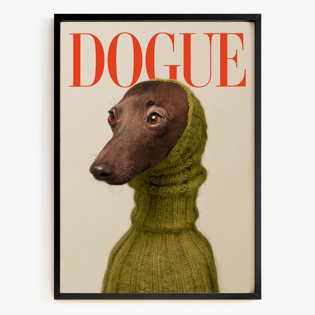 "Dogue" графічний портрет собаки YK4391