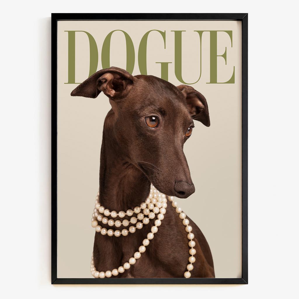 "Dogue Pearl" графічний портрет собаки YK4571