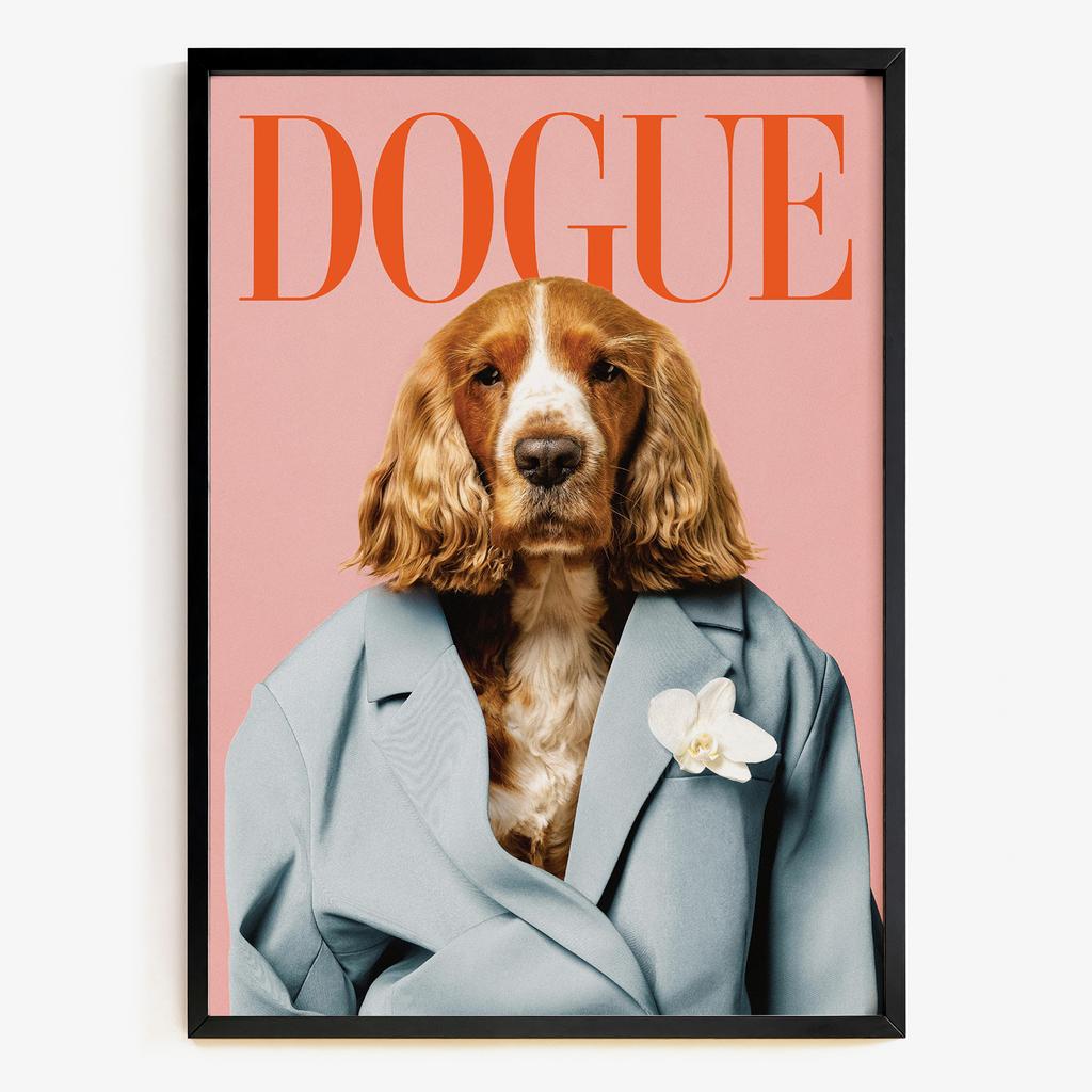 "Spring Vogue" графічний портрет собаки YK4694