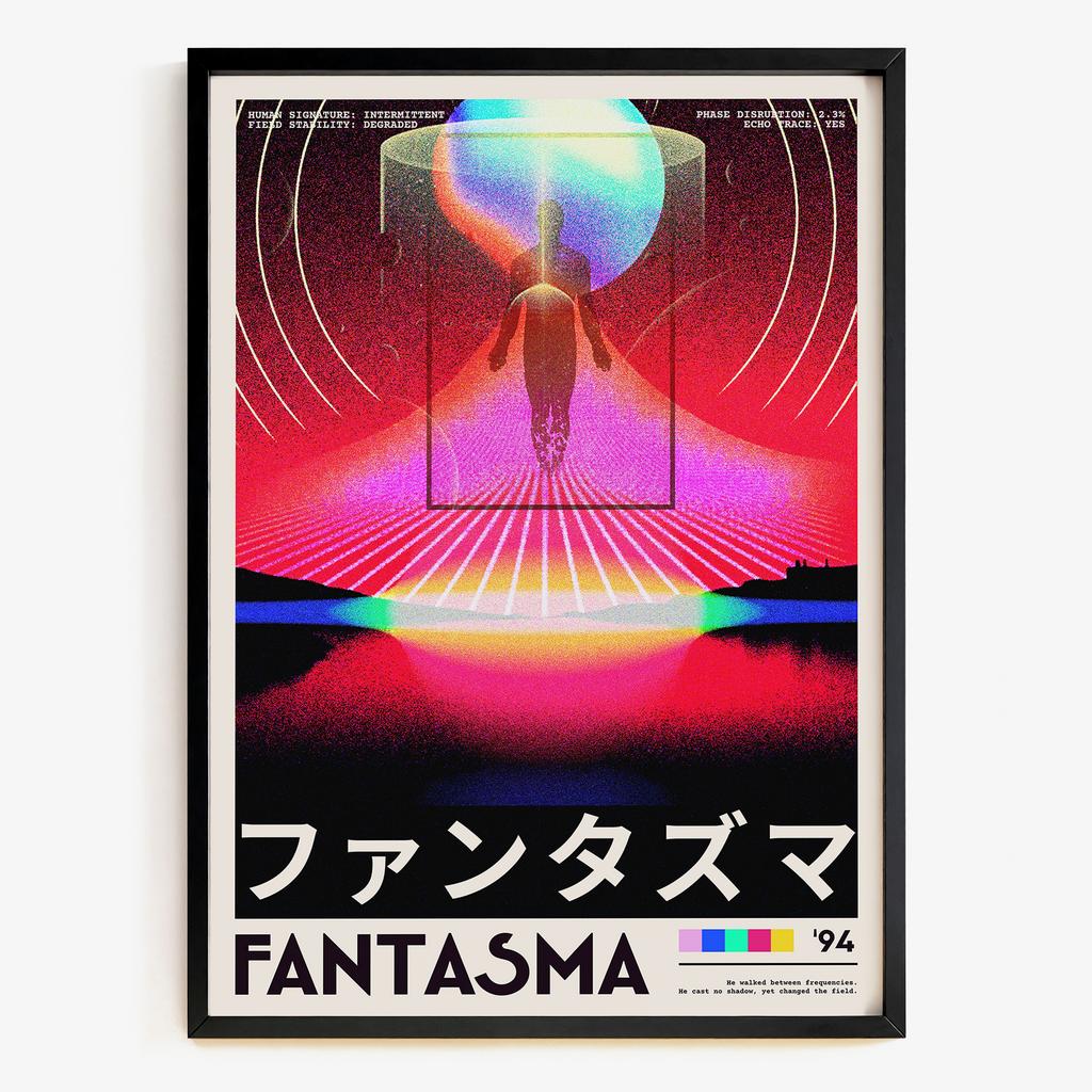 "Fantasma" графічний футуристичний постер QF5651