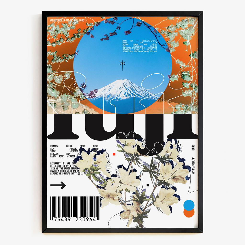 "Mount Fuji" виставкова графіка Японія MF4827
