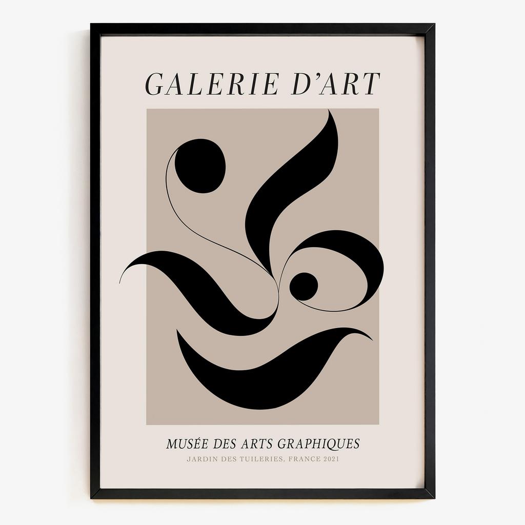 "Galerie D'Art" абстрактна графіка Франція GD4812