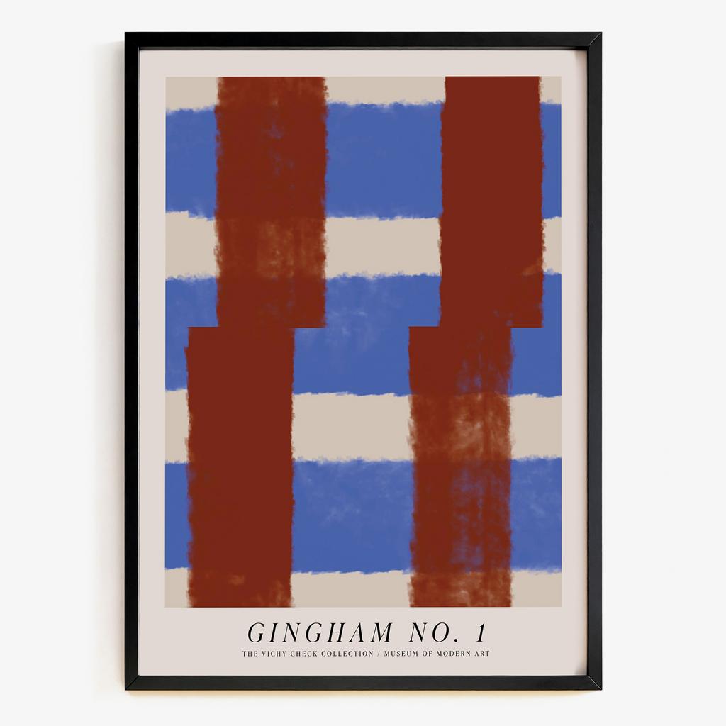 "Gingham No. 1" абстрактна графічна композиція GN014