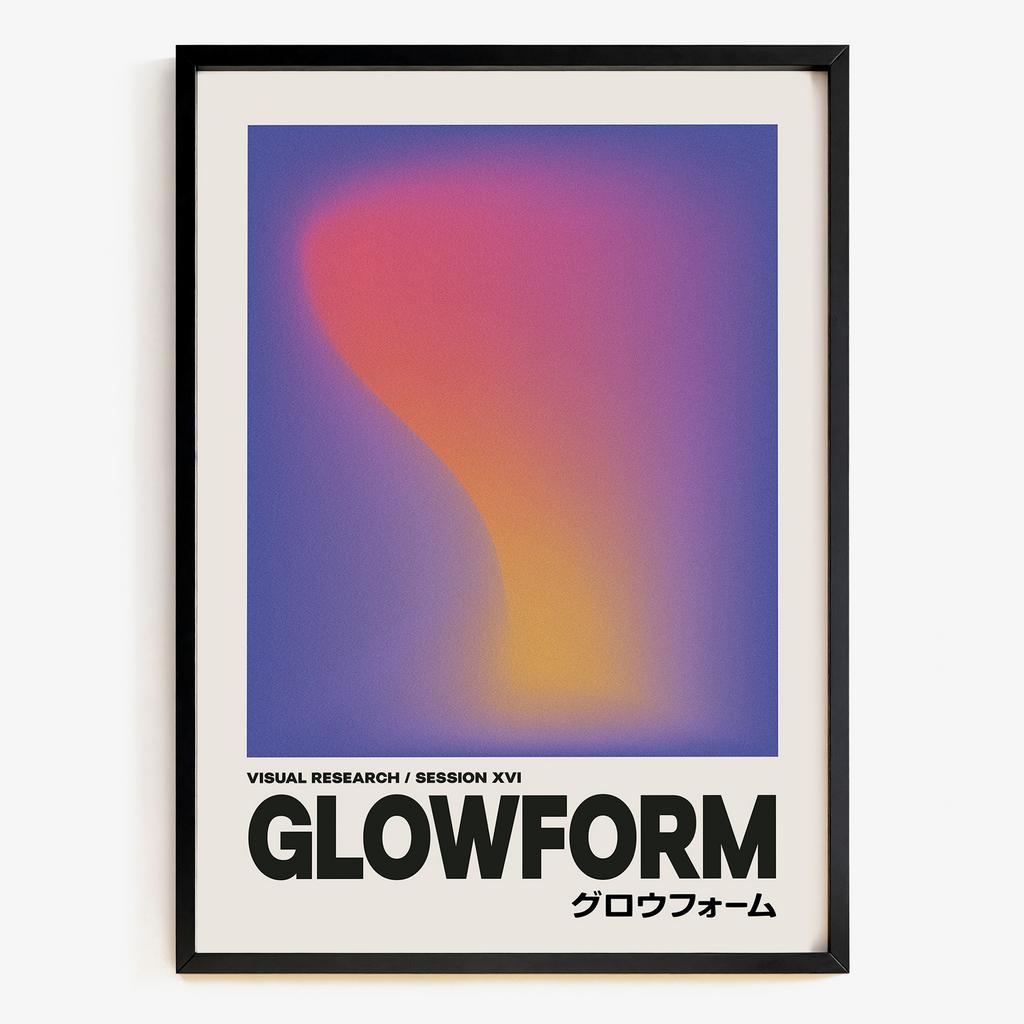 "Glowform" абстрактна градієнтна графіка GF015