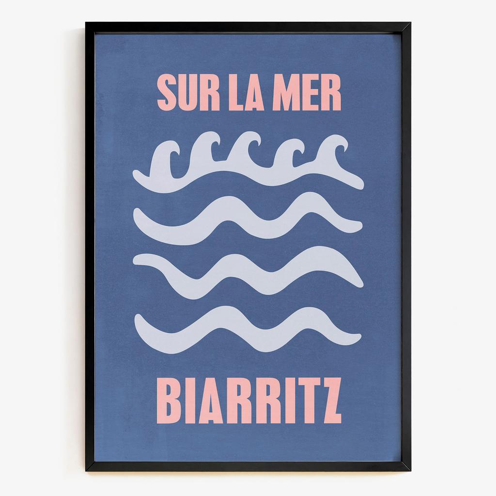 "Sur La Mer" морські хвилі в ретро стилі VT4831
