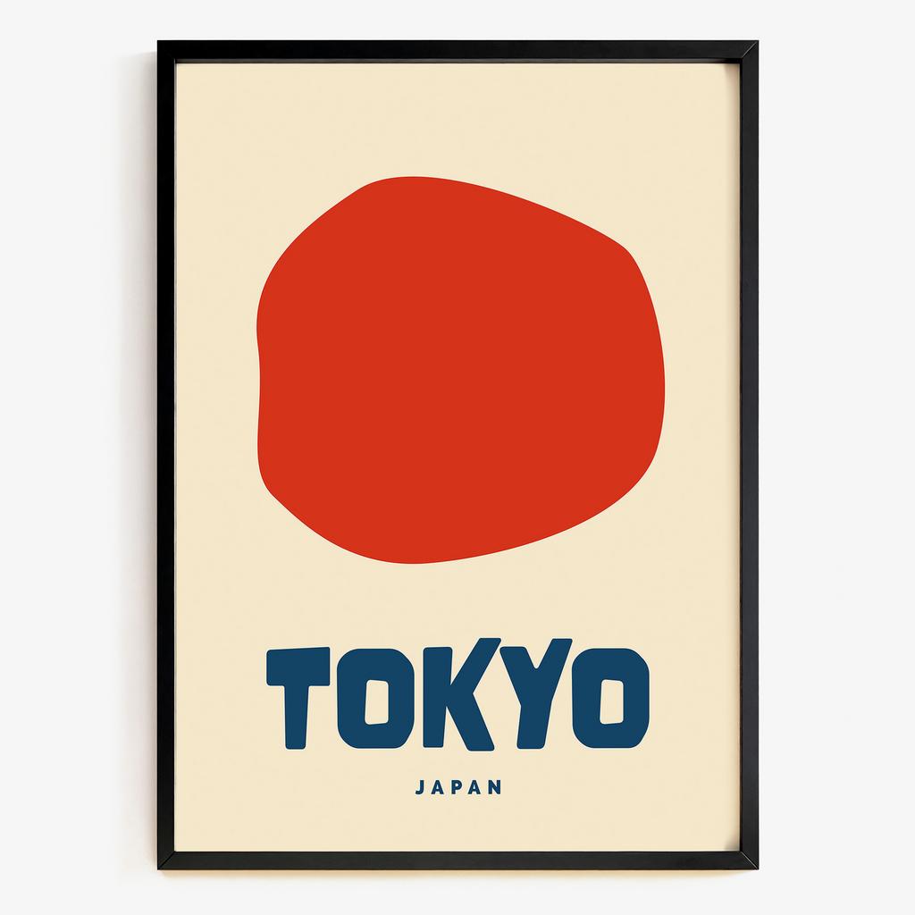 "Tokyo Sun" японське сонце мінімалізм NK5831