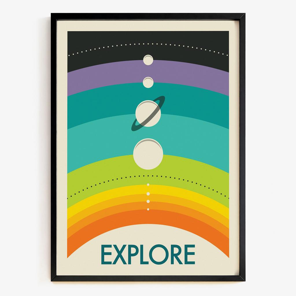 "Explore" космічна геометрична композиція HU3841