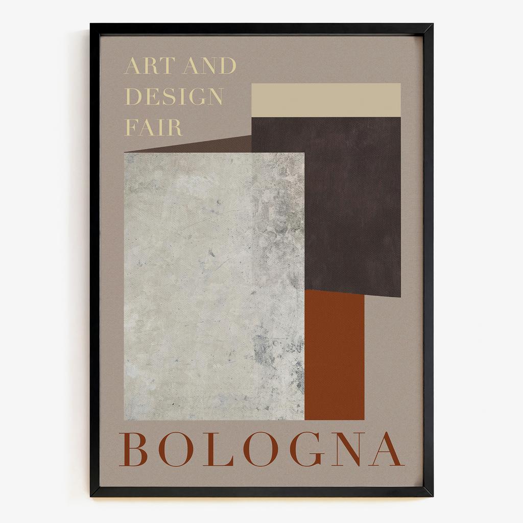 "Bologna Fair" абстрактна виставкова графіка PL8542