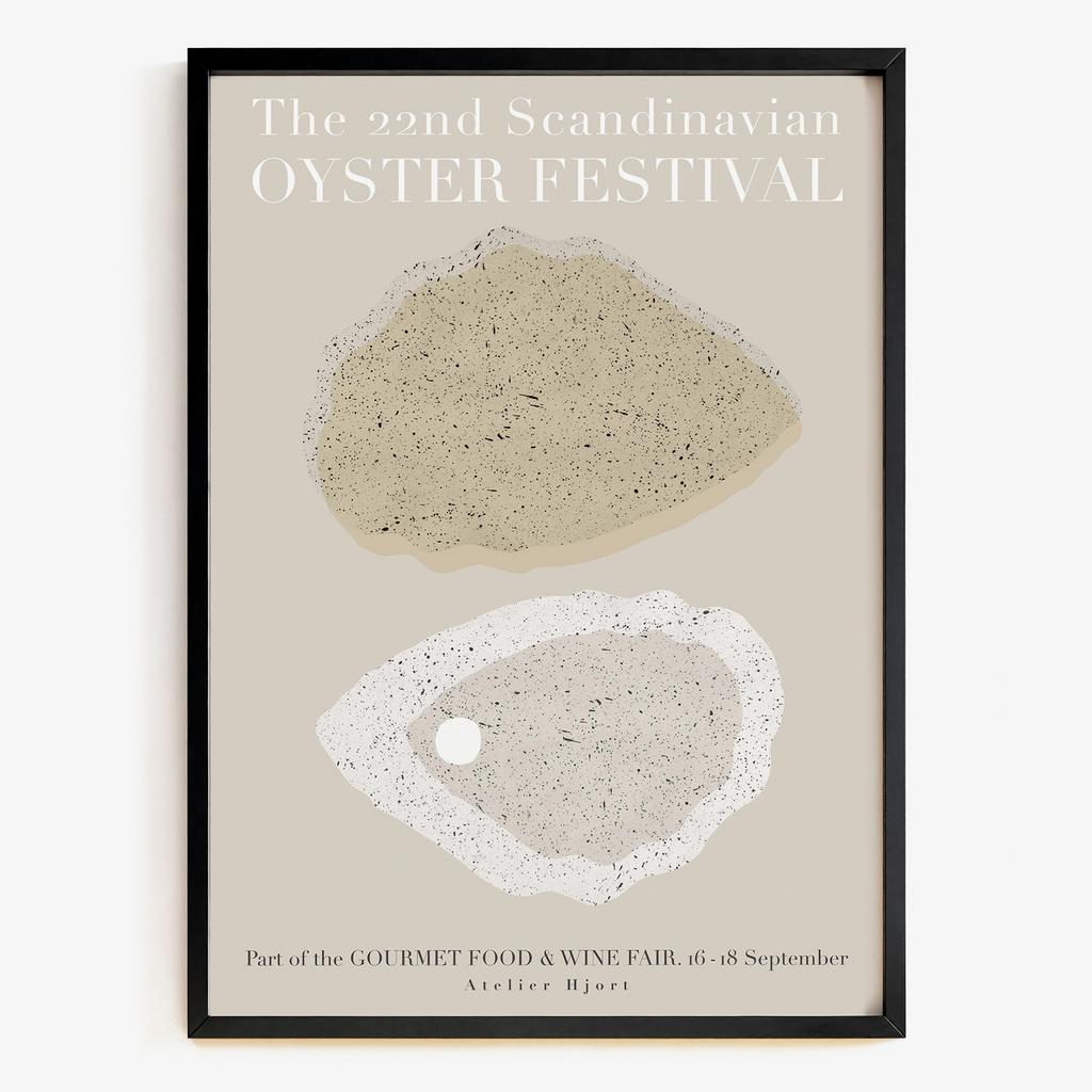 "Scandinavian Oyster" скандинавська гастрономічна графіка SO6184