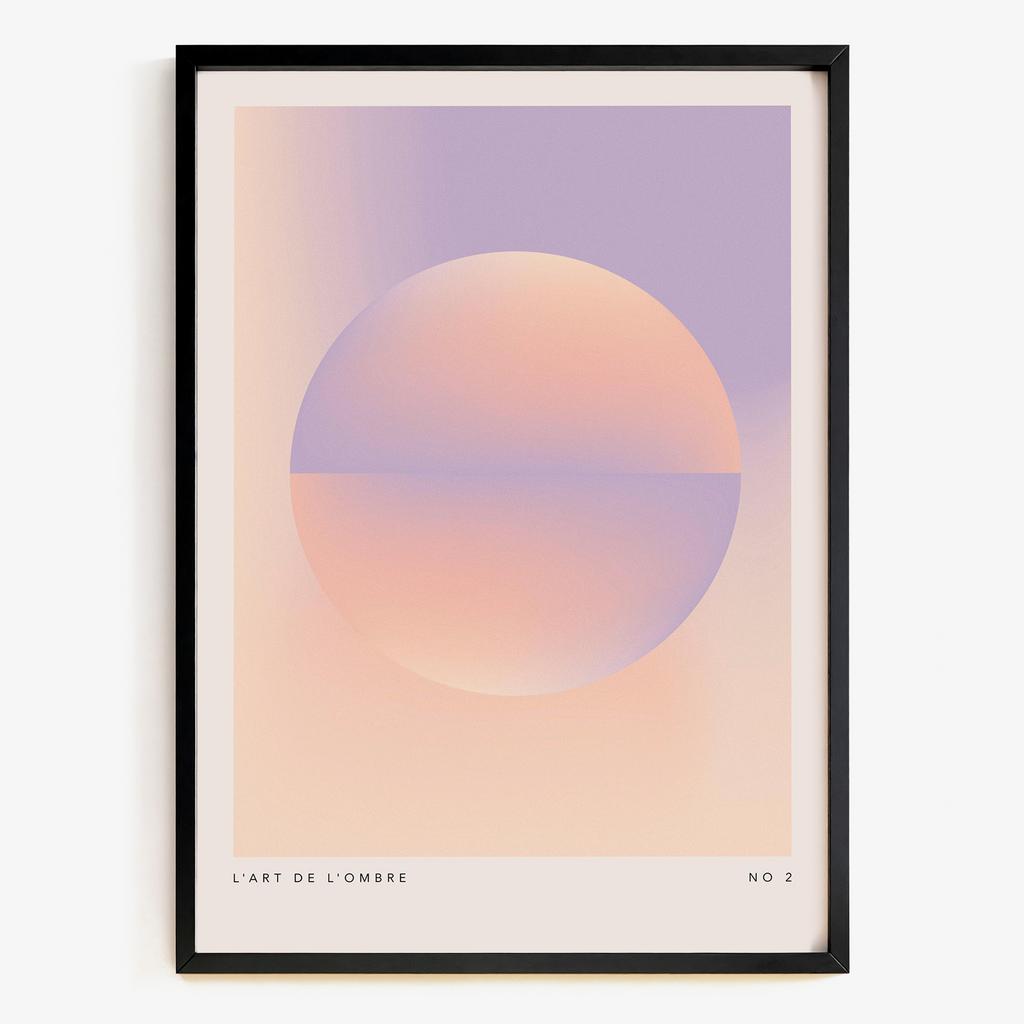 "Pastel Horizon" абстрактна градієнтна композиція PH8427