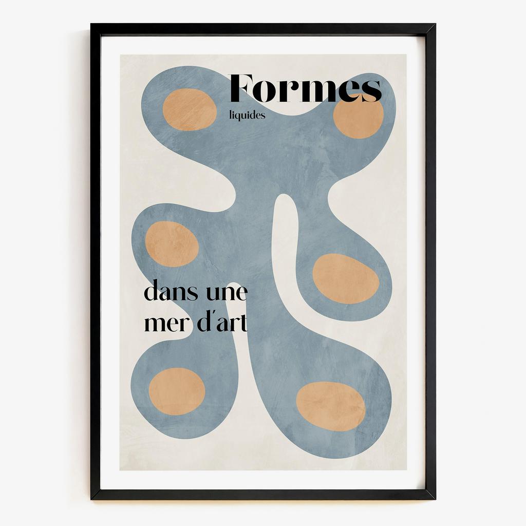 "Formes Liquides" абстрактні форми DX5274