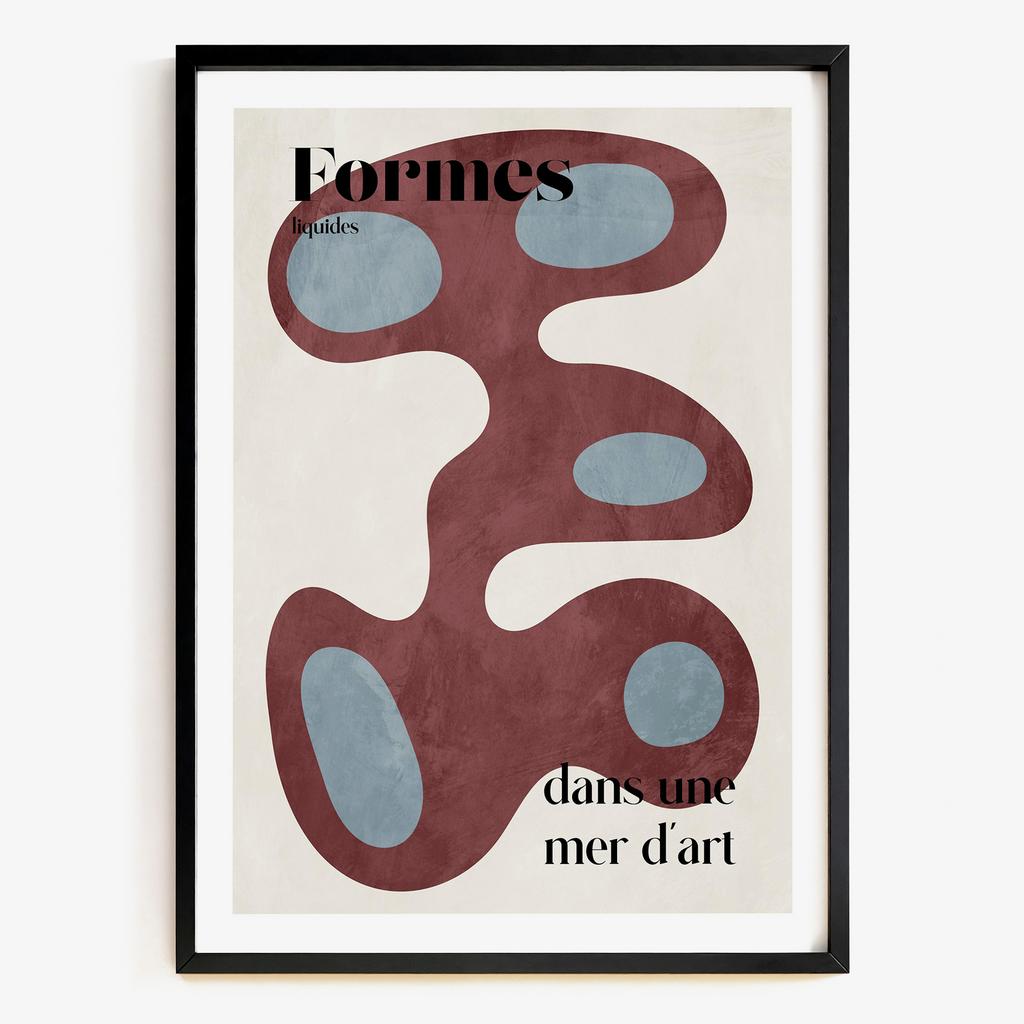"Formes Liquides" винна абстракція RH8361