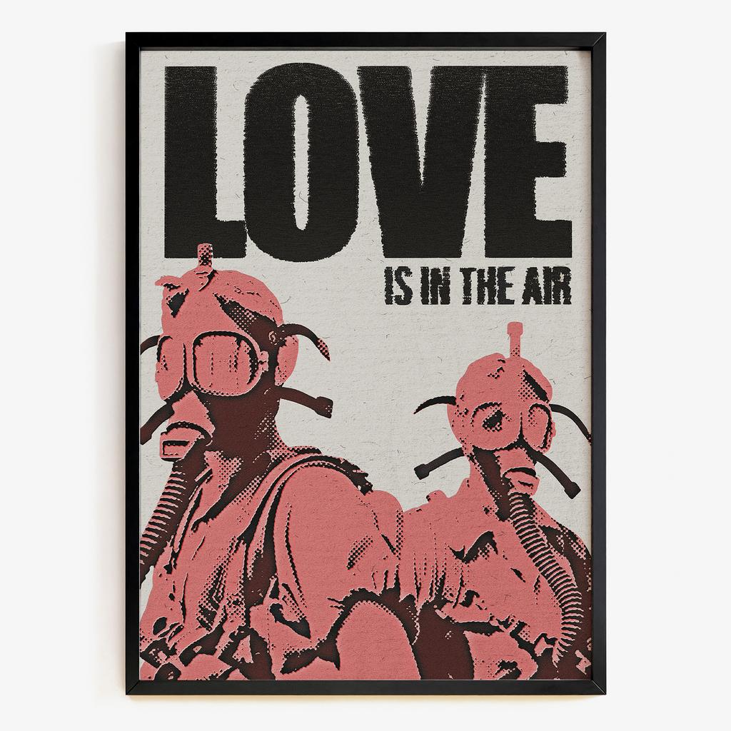 "Love Is In The Air" рожевий попарт FT5821