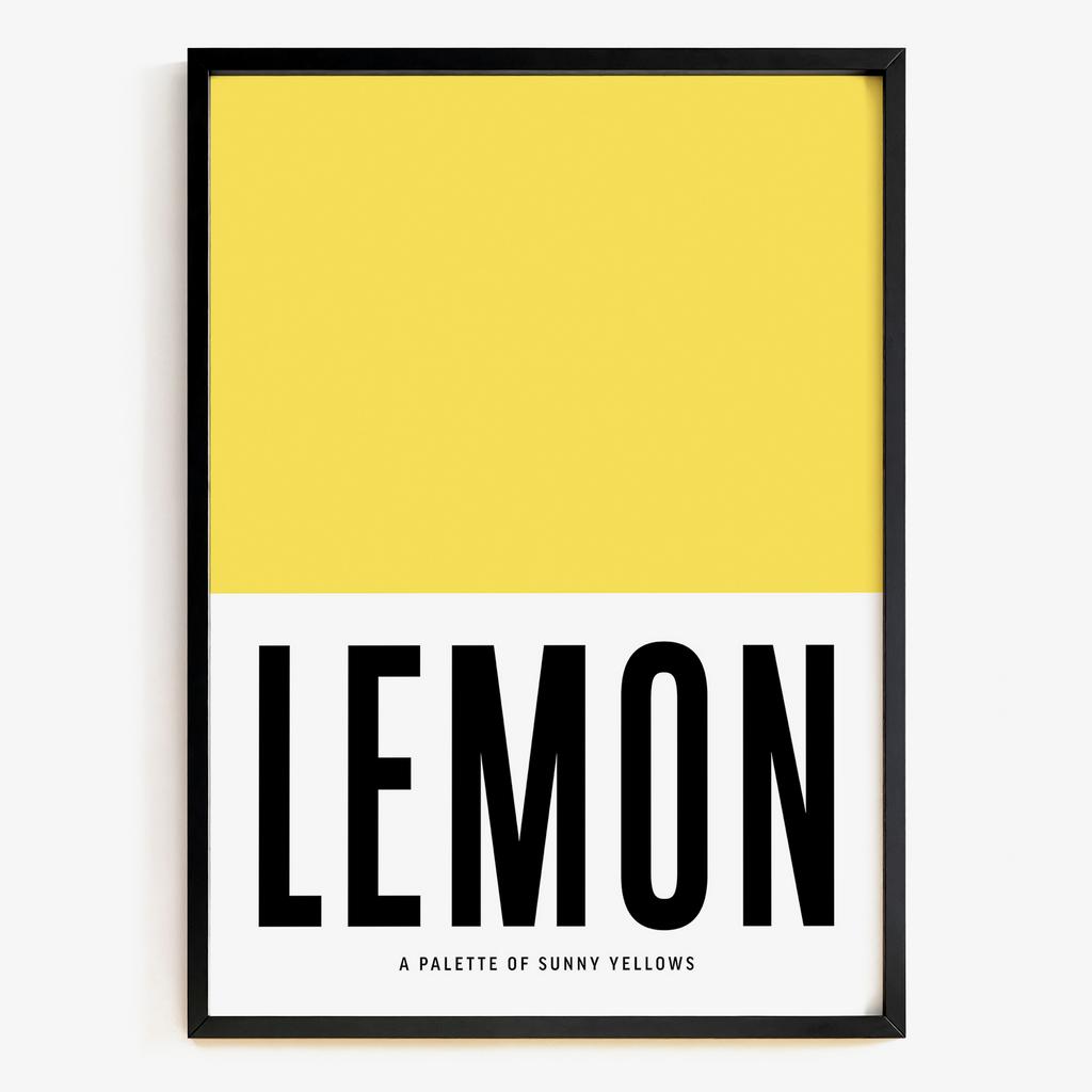 "Lemon" жовта палітра QD7315