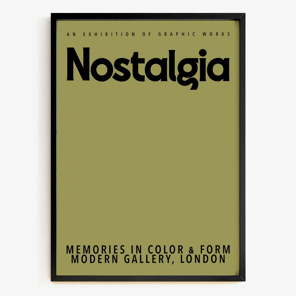 "Nostalgia" мінімалістична галерейна графіка ML7824