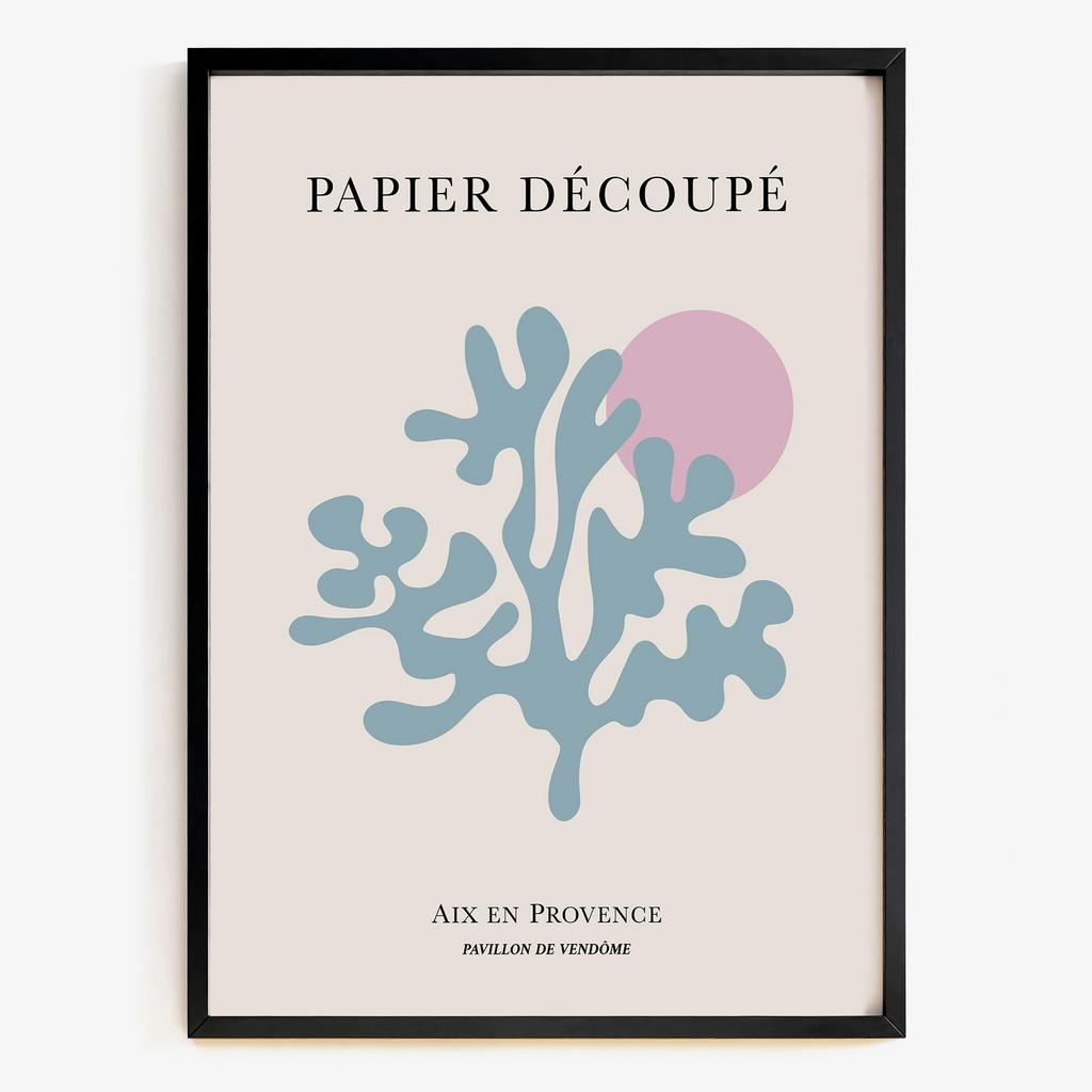 "Papier Découpé" ботанічна абстрактна графіка PD6811