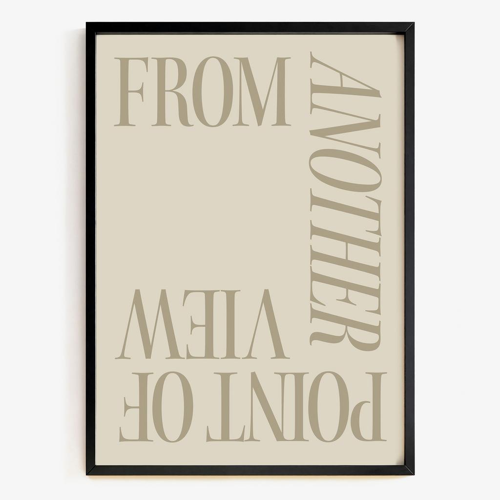 "From Another Point" типографічна графіка PS7171