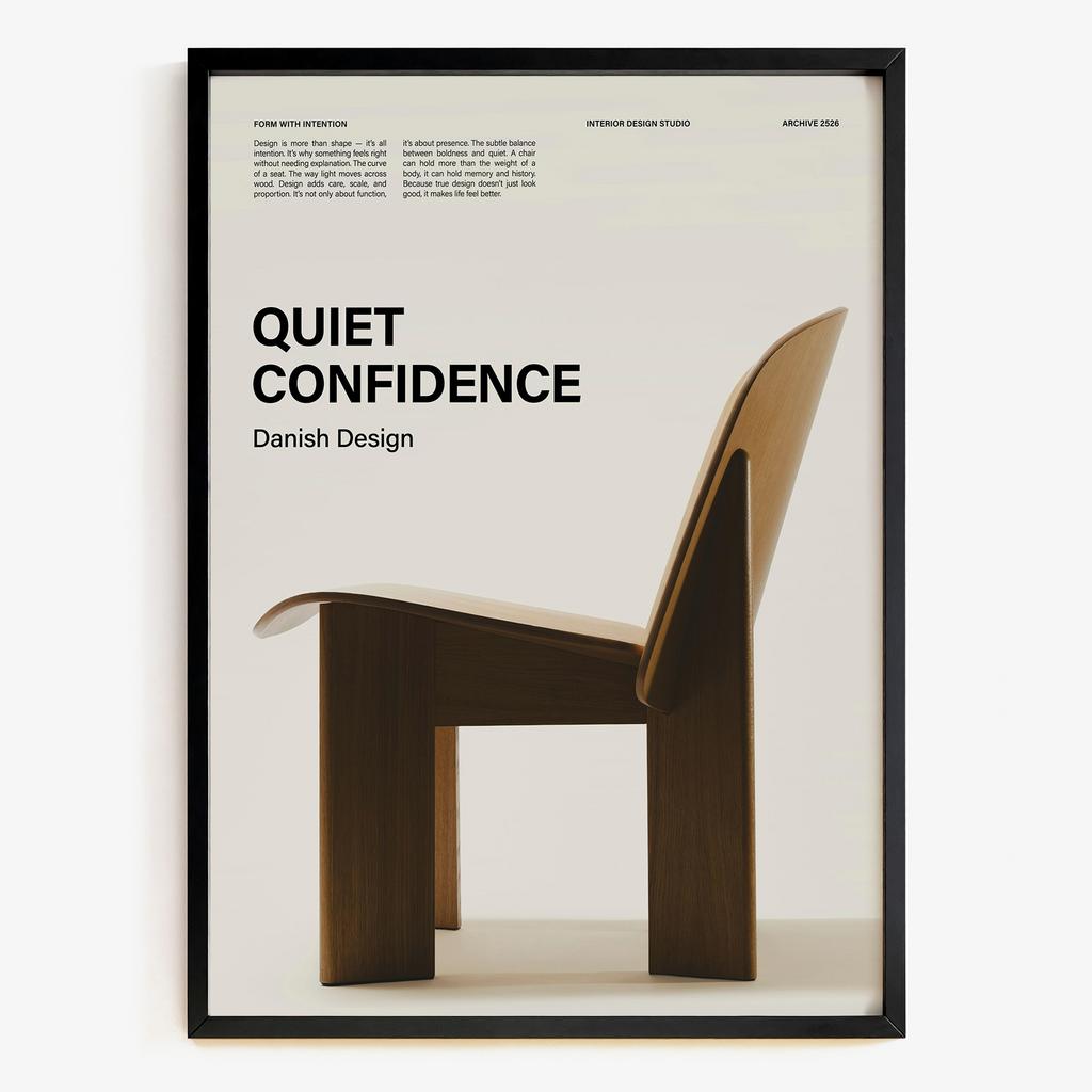 "Quiet Confidence" данський дизайнерський стілець PS7202