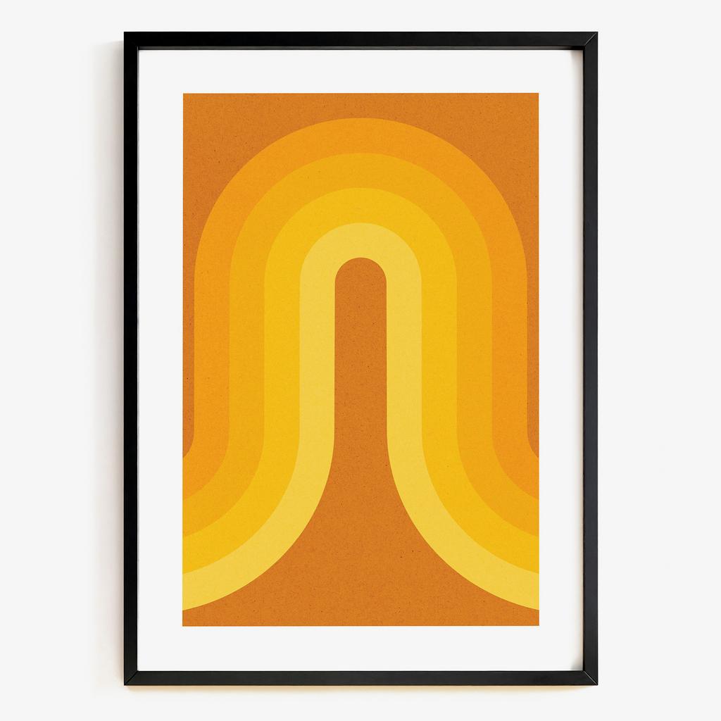 "Solar Arch" ретро абстракція сонця PS2947