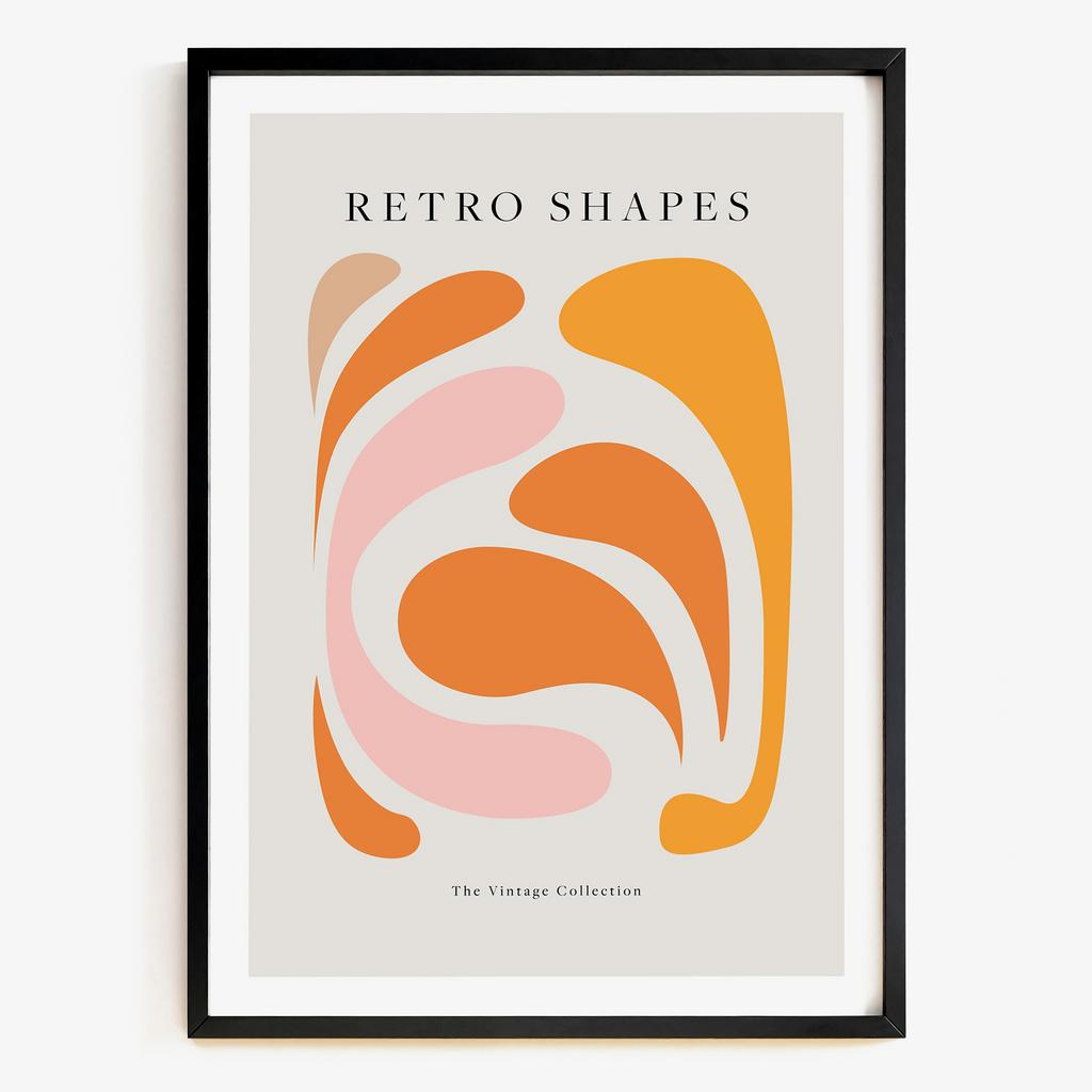 "Retro Shapes" абстрактна ретро композиція PS5821