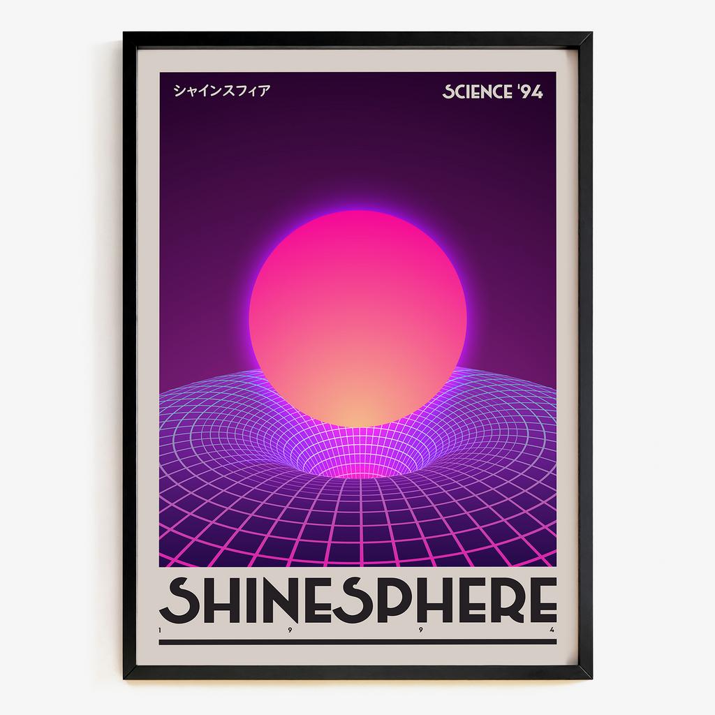 "SHINESPHERE" неонова космічна сфера PS1945