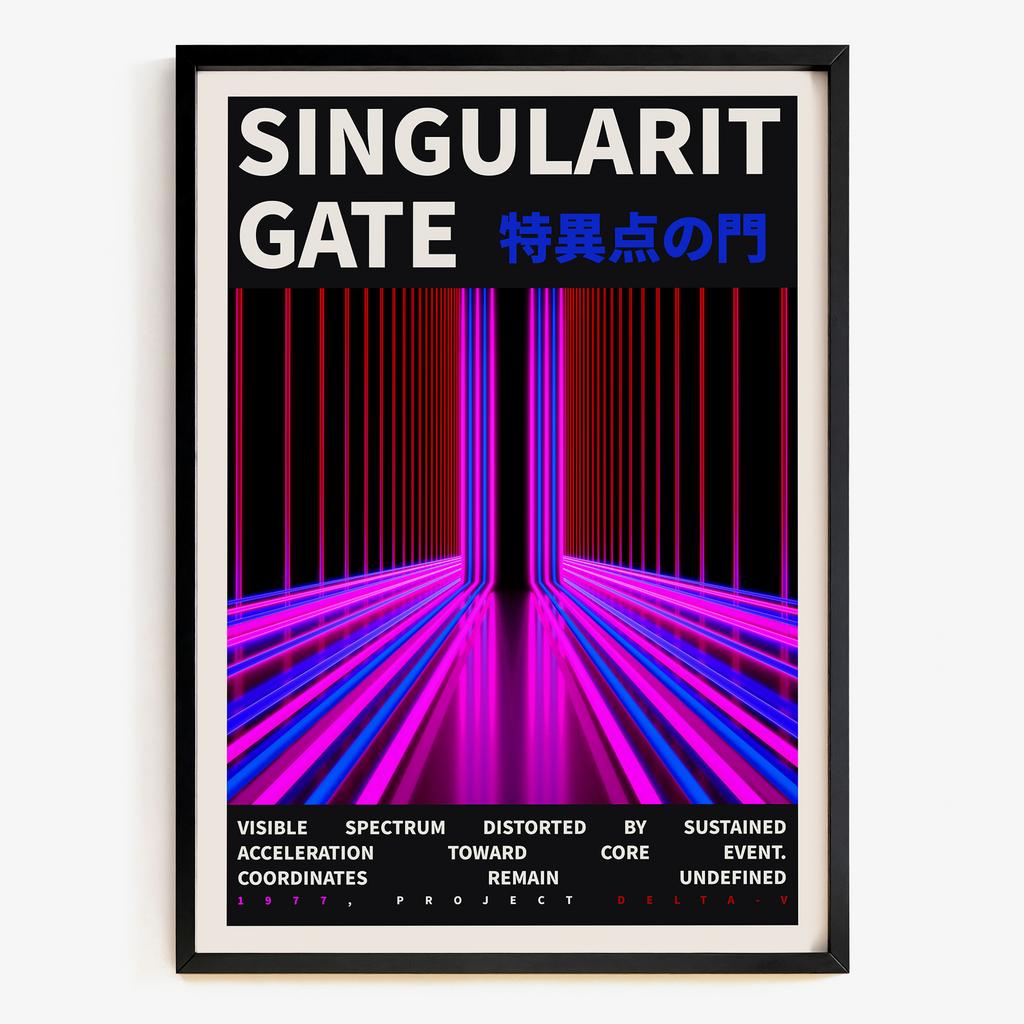 "Singularity Gate" футуристичний неоновий портал PS1975