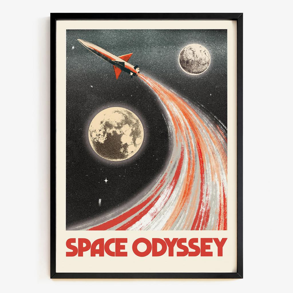 "Space Odyssey" ретро космічна ракета PS5387