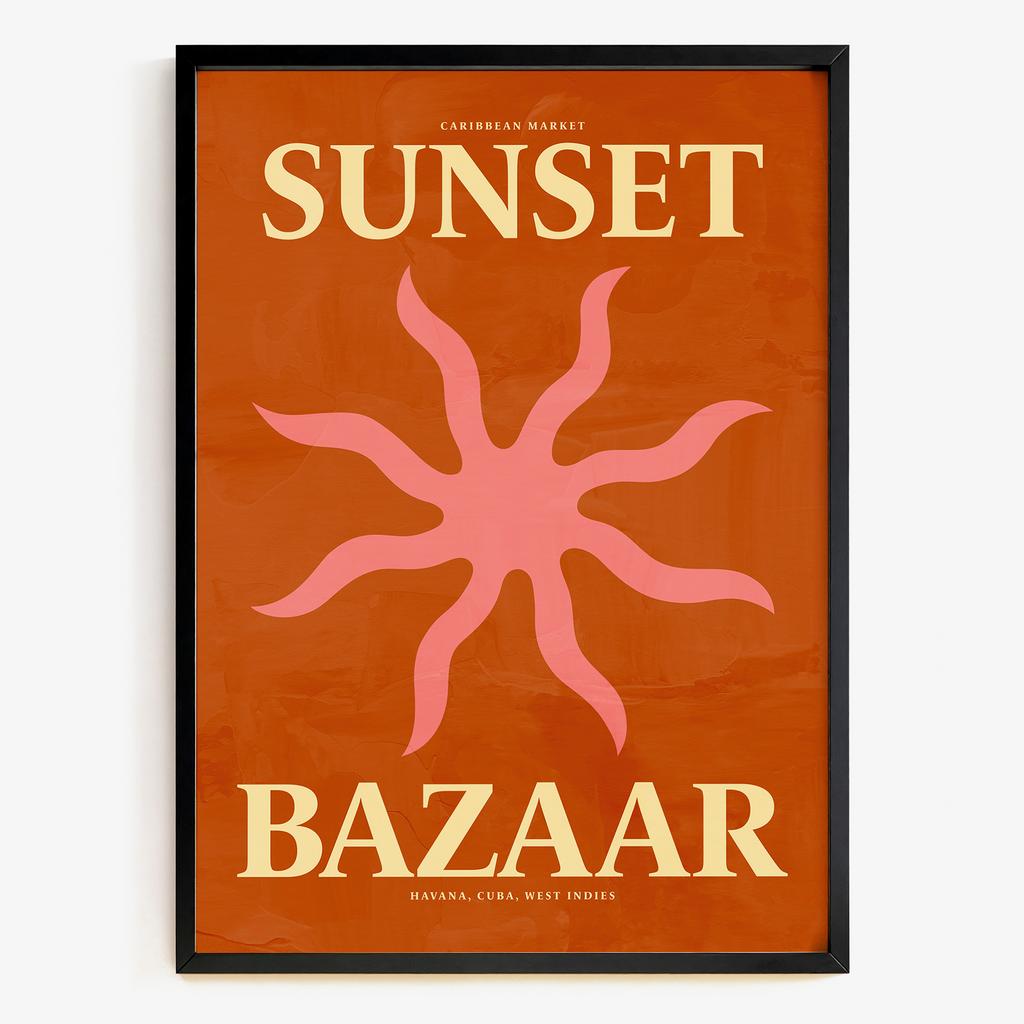 "Sunset Bazaar" карибський ринок на заході сонця PS5348