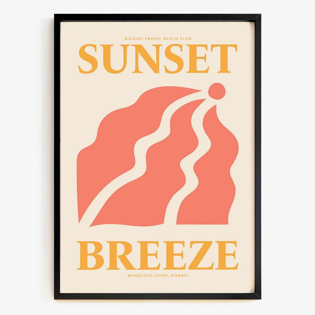 "Sunset Breeze" гавайський пляжний захід сонця PS5412