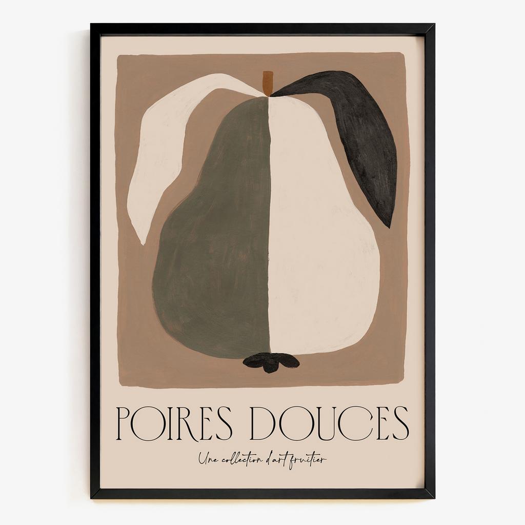 "Poires Douces" стилізована груша в нюдових тонах PS5914