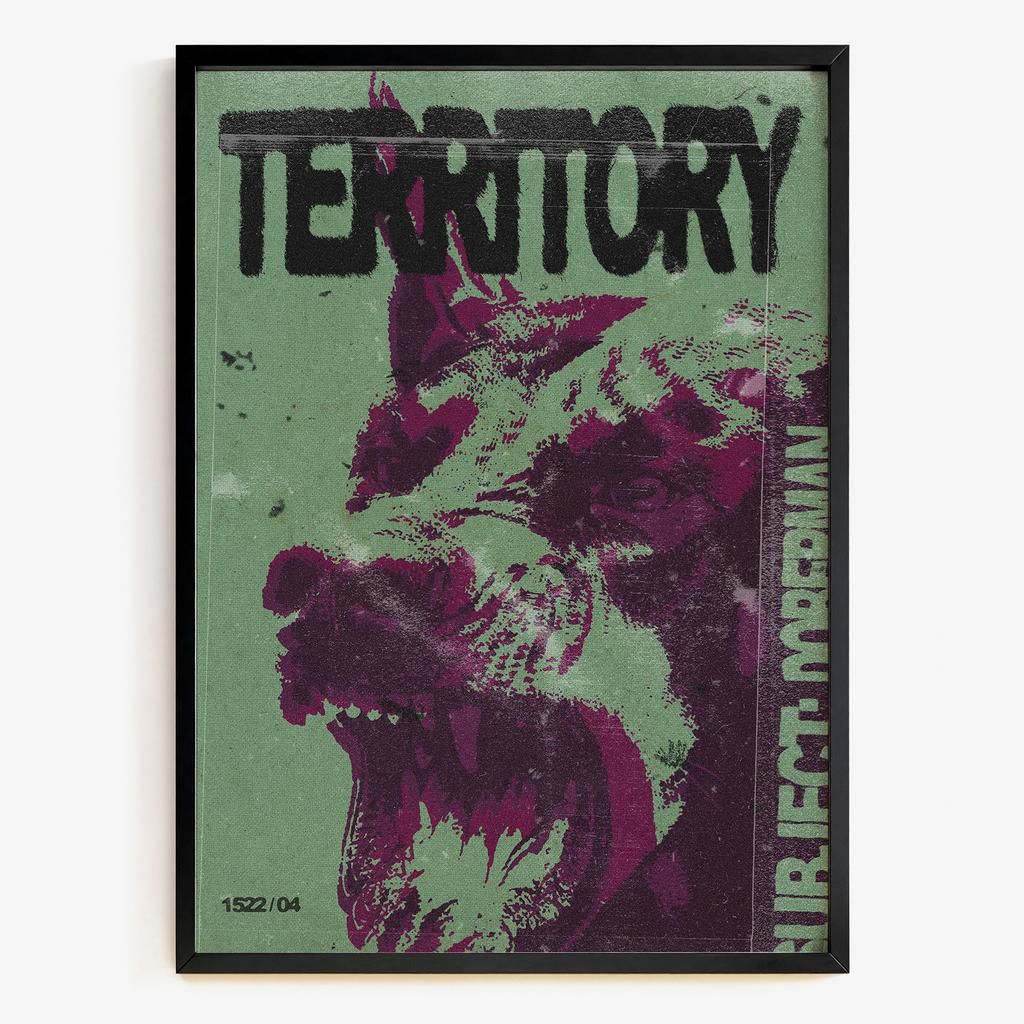 "Territory" експериментальна графіка динозавра PS6794