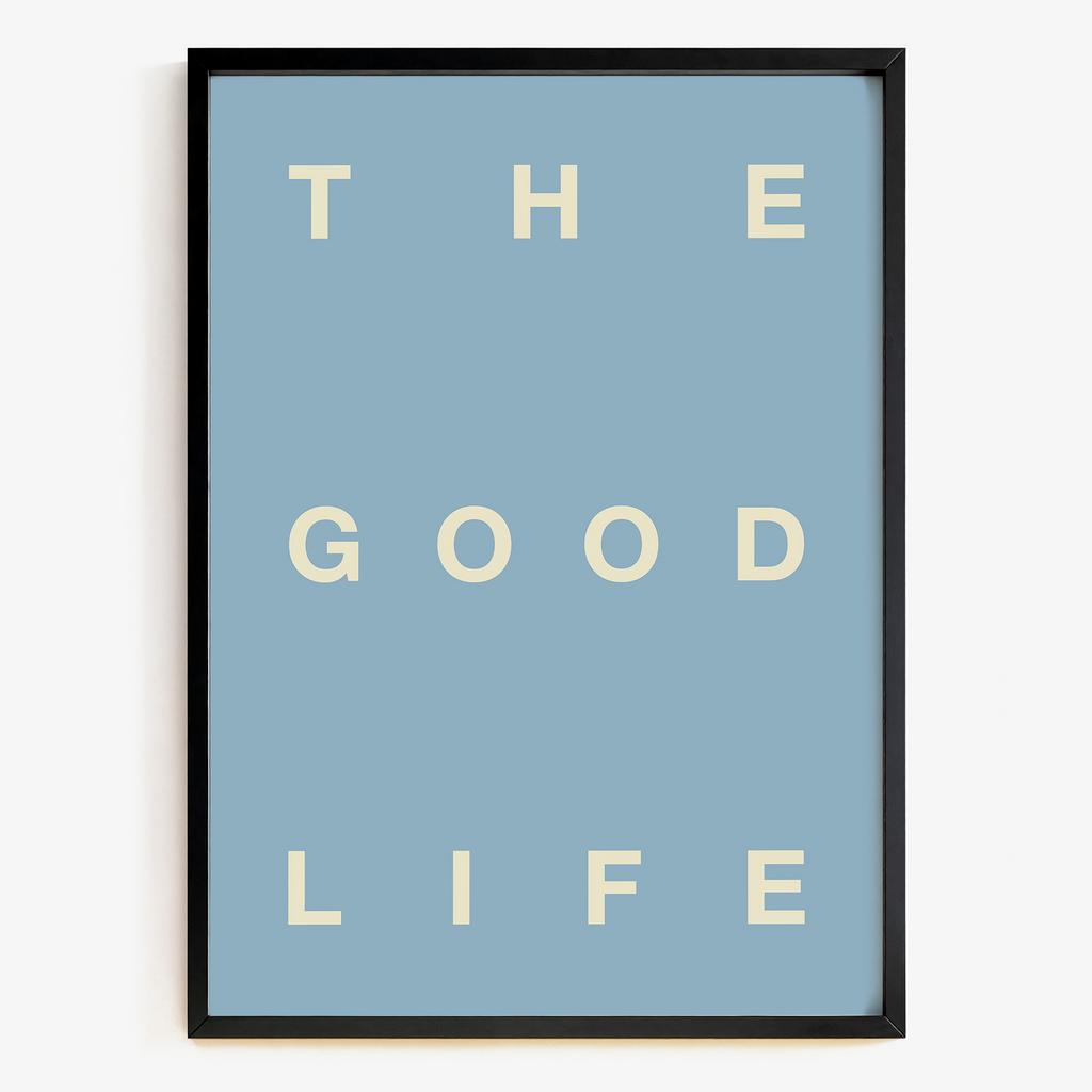 "Good Life" мінімалістична типографіка PS4733