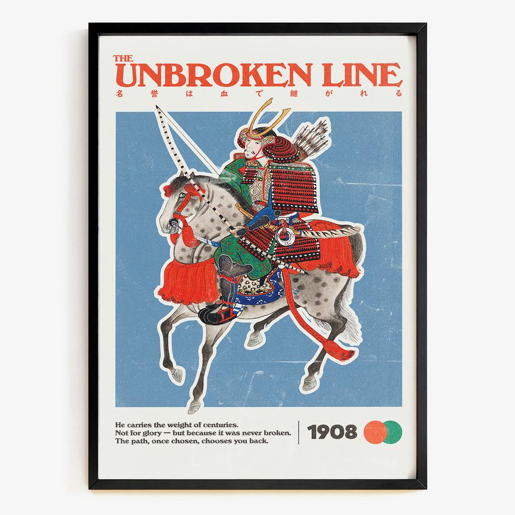 "Unbroken Line" самурай на коні PS4740