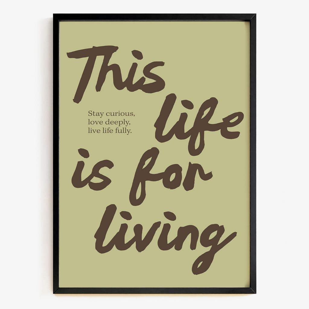 "This Life" мотиваційна типографіка PS4743