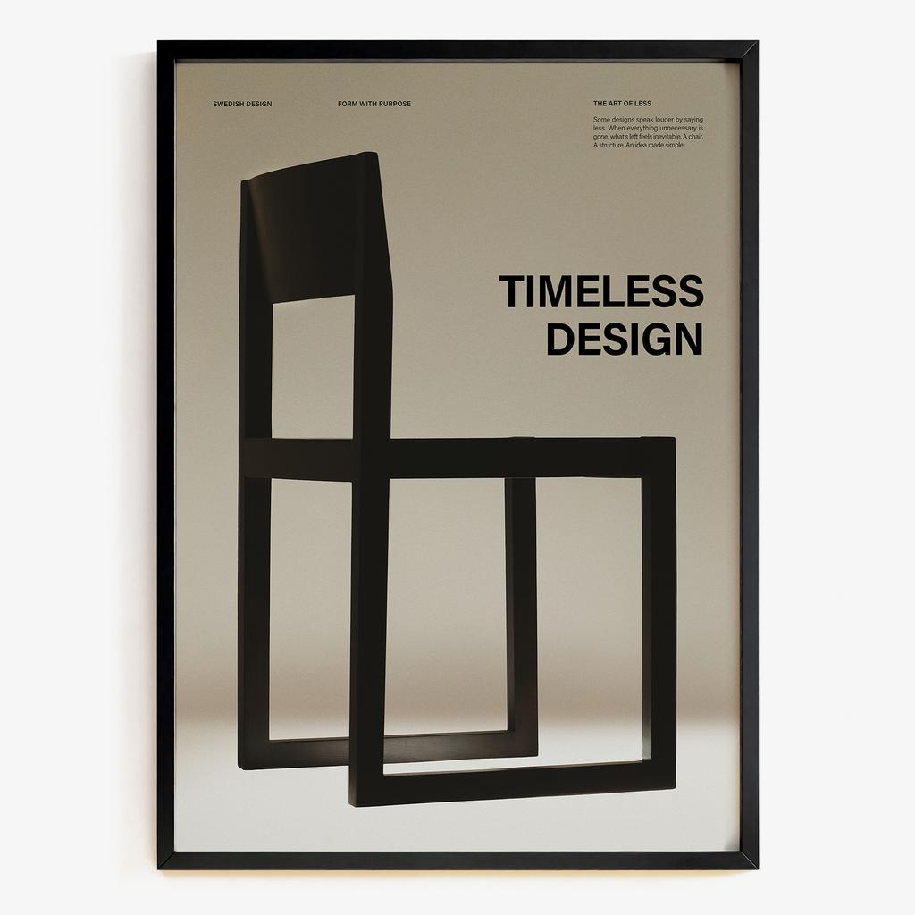 "Timeless Design" мінімалістичний дизайнерський стілець PS4742
