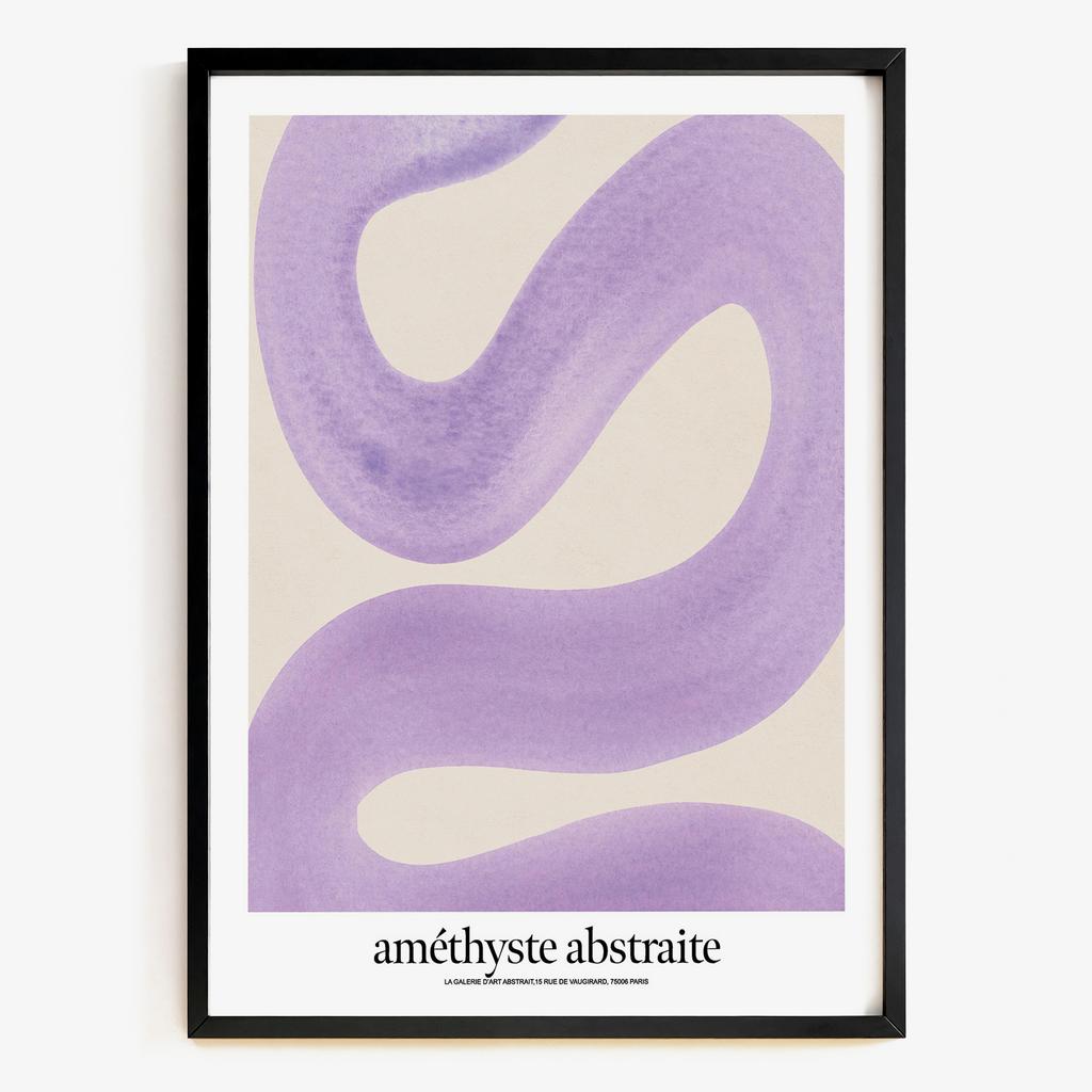 "Amethyste Abstraite" лавандова абстрактна композиція PS7834