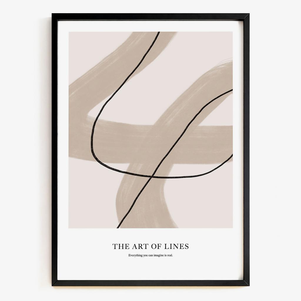 "The Art Of Lines" абстрактна композиція ліній PS7841