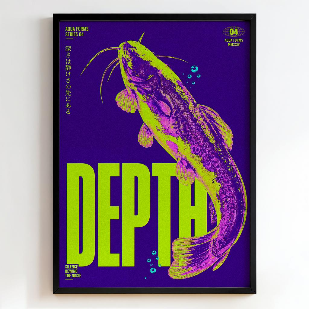 "DEPTH" сучасна графіка з сомом AF004