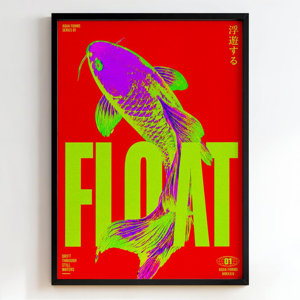 "FLOAT" сучасна графіка з кої AF001