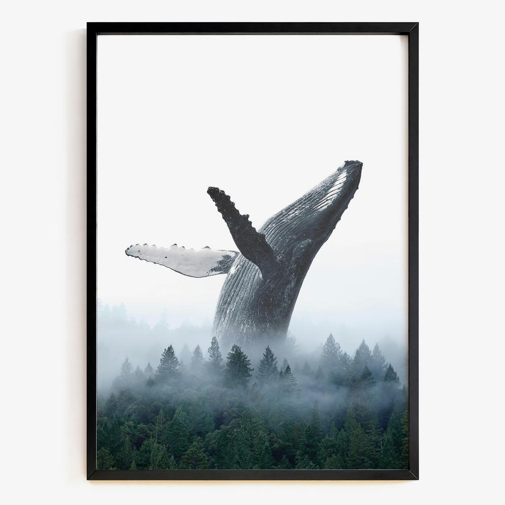 "Whale Above The Pines" кит над лісом PS8443
