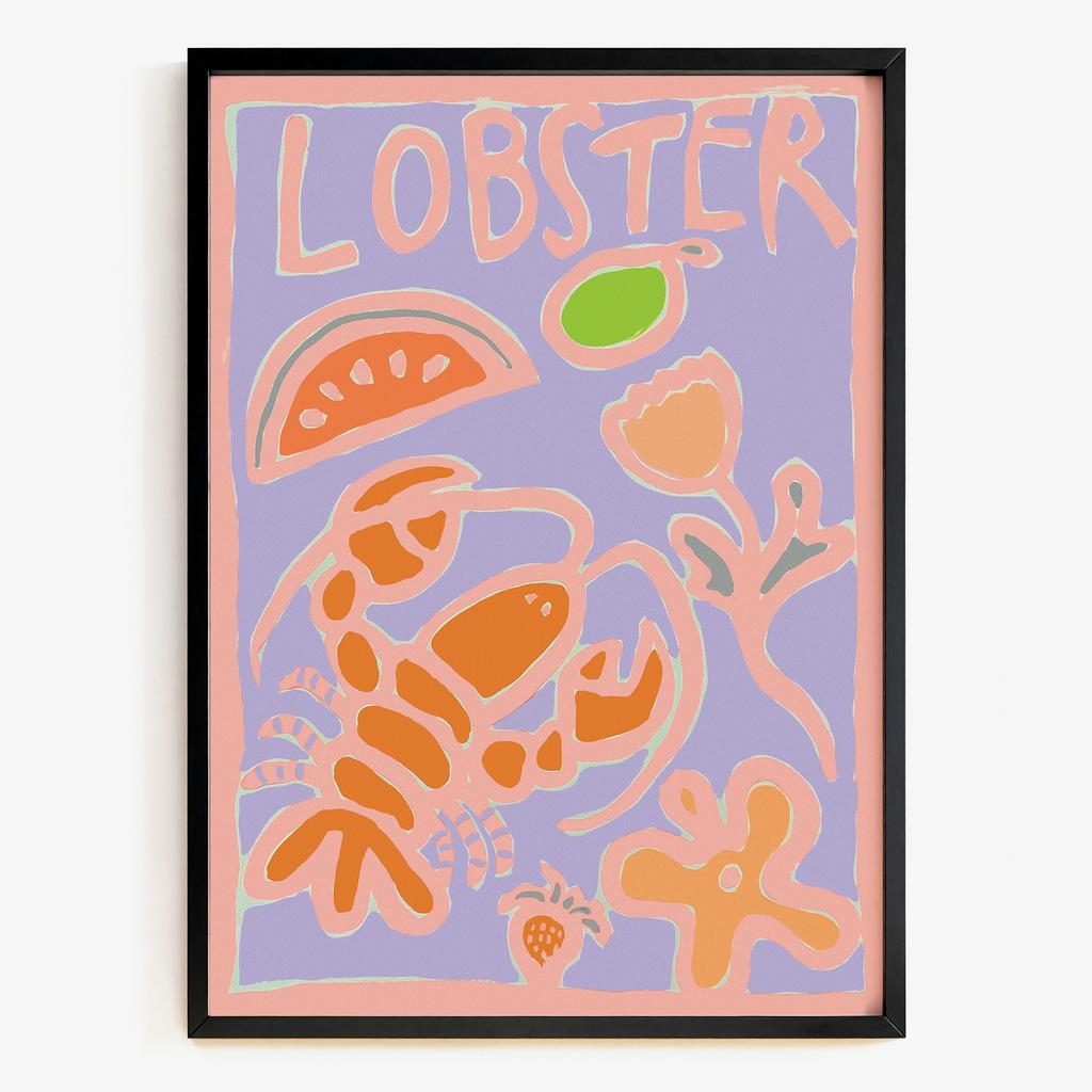 "Lobster Summer" середземноморська графіка PS8446