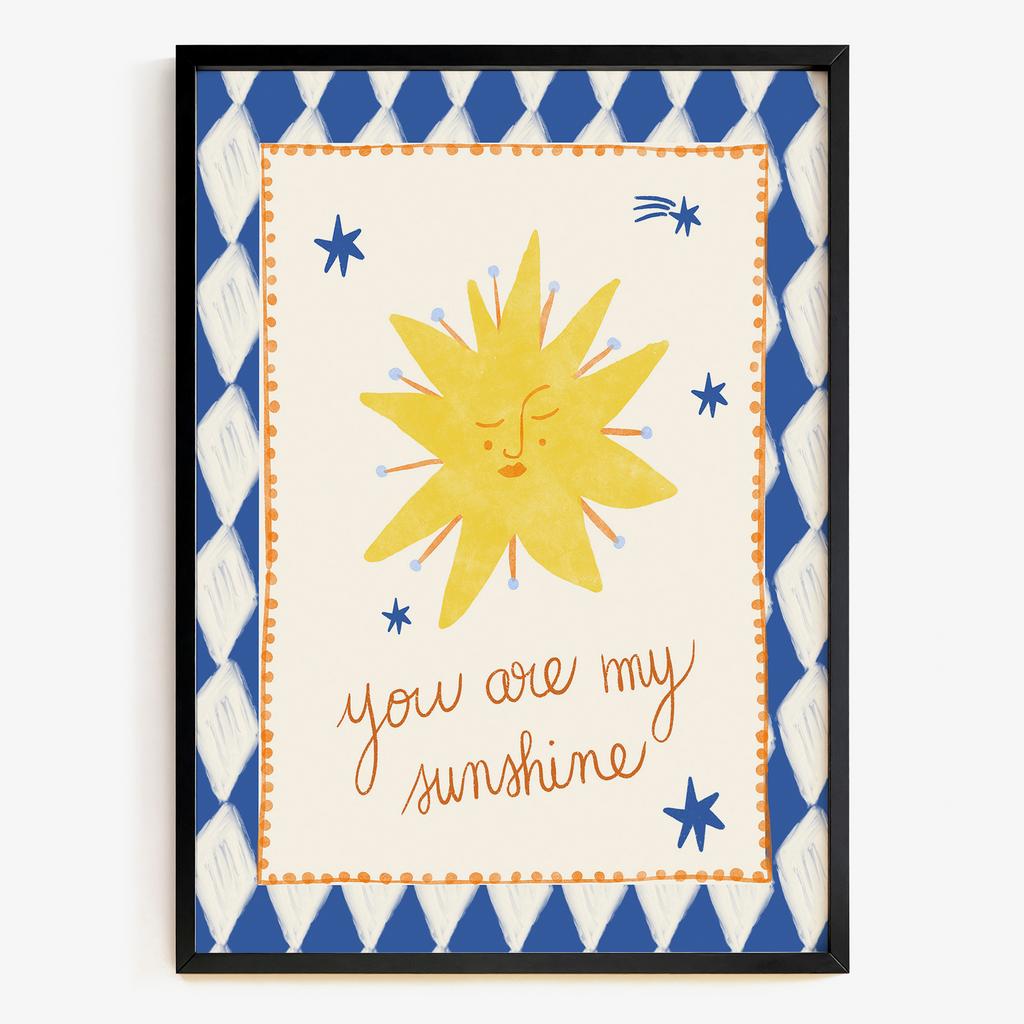 "You Are My Sunshine" сонячна ілюстрація PS8464