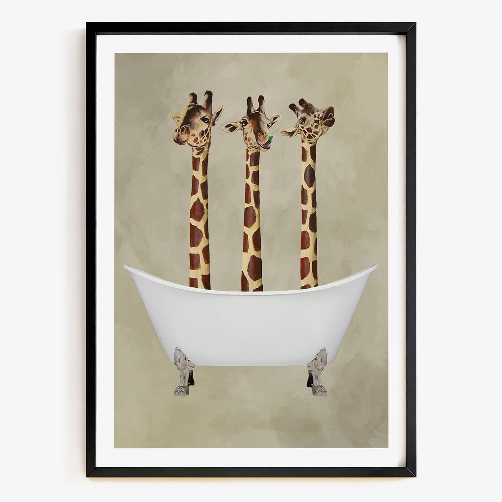 "Bathtub Conference" жирафи у ванні PS7273