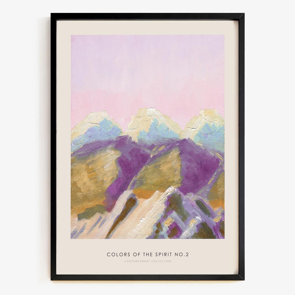 "Colors of the Spirit No.2" сучасний гірський пейзаж PS7284