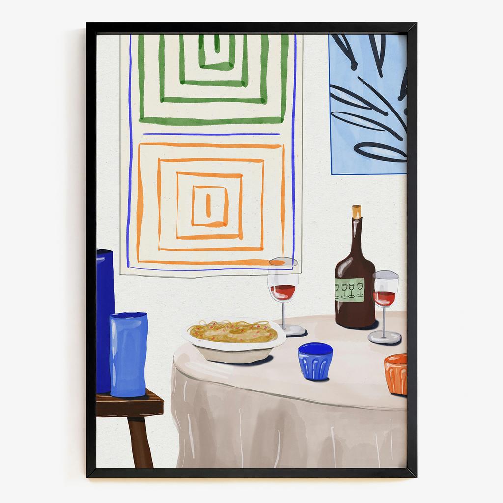 "Gallery Table Narrative" сучасний інтер'єрний натюрморт PS9376