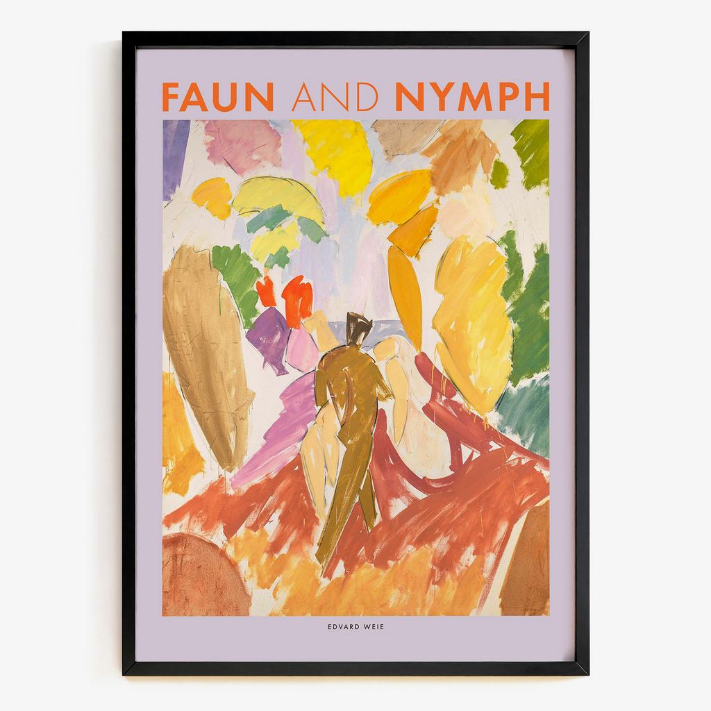 "Faun And Nymph" експресивна міфологічна композиція PS9974