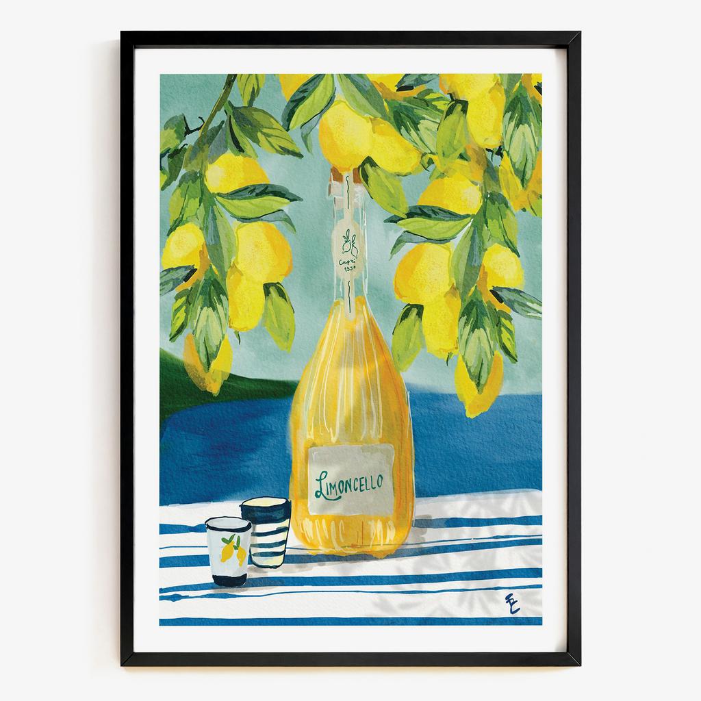 "Limoncello By The Coast" лимонний натюрморт біля моря PS1027