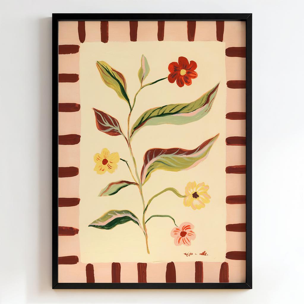 "Botanical Border" декоративна квіткова композиція PS7385